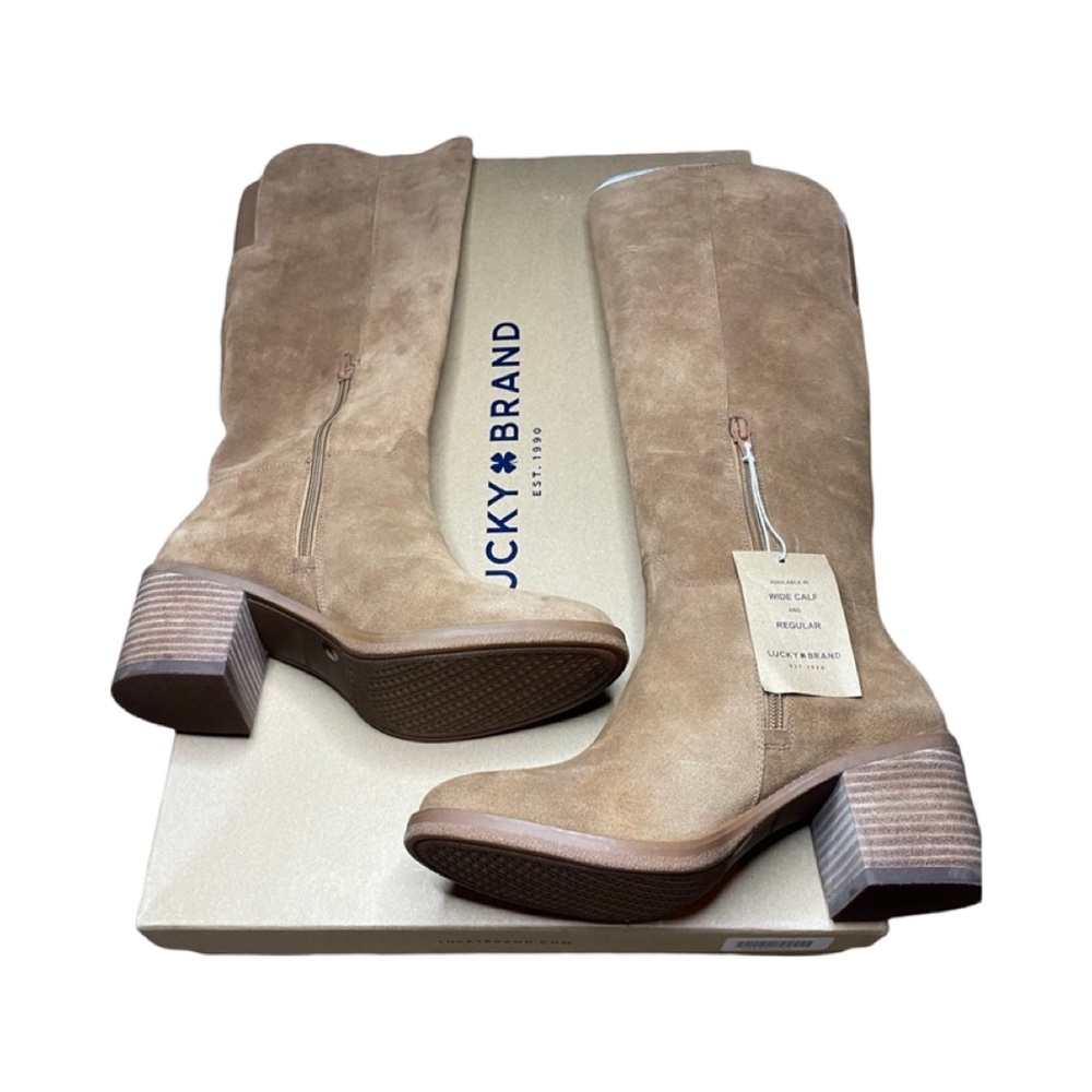 Lucky Brand Women's Western Tall Boots - Size 7.5M, Wide Calf
